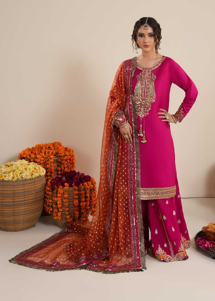 Royal Fuchsia Festive 3-Piece Suit